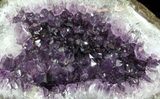 Deep Purple Amethyst Geode - Uruguay #46264-1